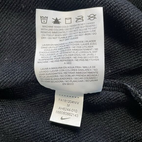 Nike Dri-FIT Men's Utility Full-Zip Training Hoodie Jacket Black Size Medium - Picture 9 of 12